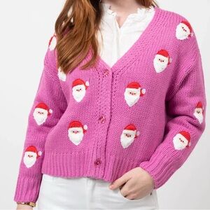 Ivy Jane Santa Cardigan